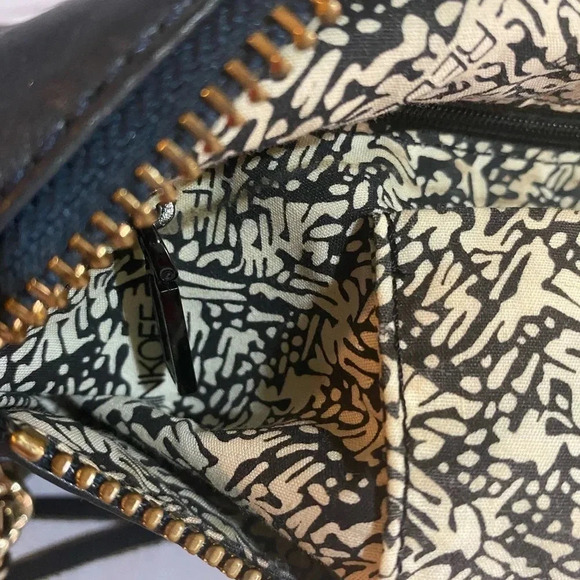 Rebecca Minkoff navy blue leather shoulder handbag - Picture 7 of 11